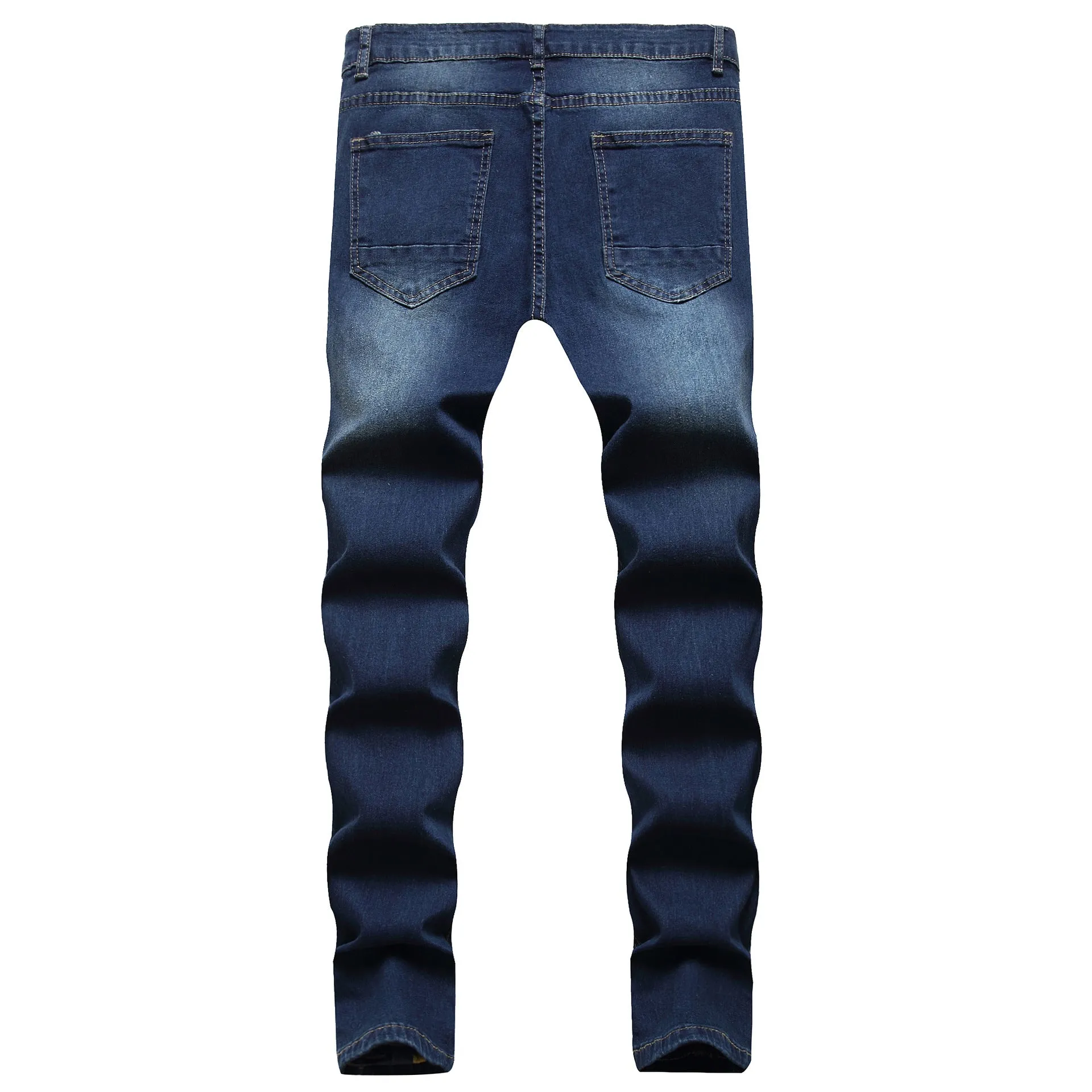 Funki Buys | Pants | Men's Ripped  Distressed Skinny Jeans