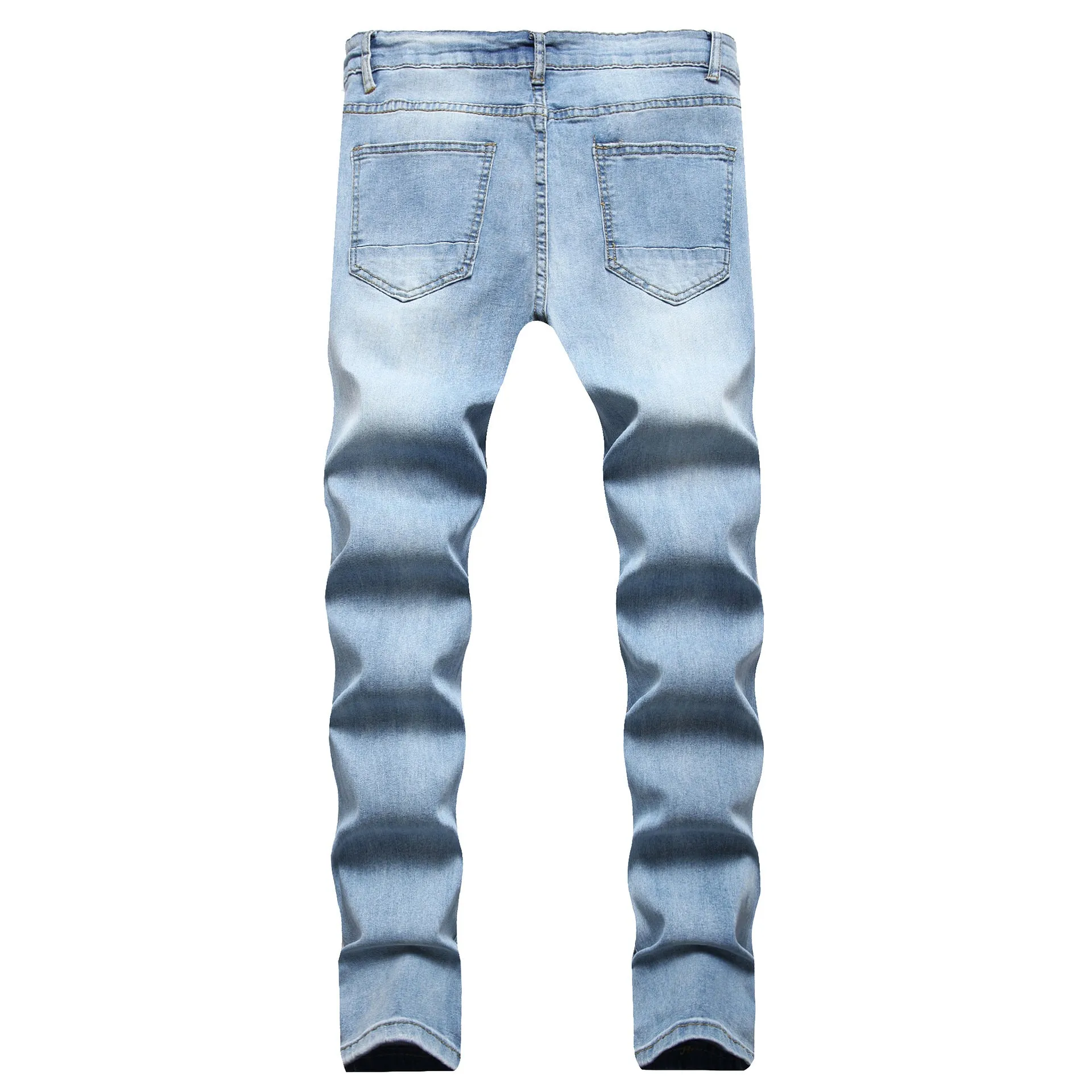 Funki Buys | Pants | Men's Ripped  Distressed Skinny Jeans