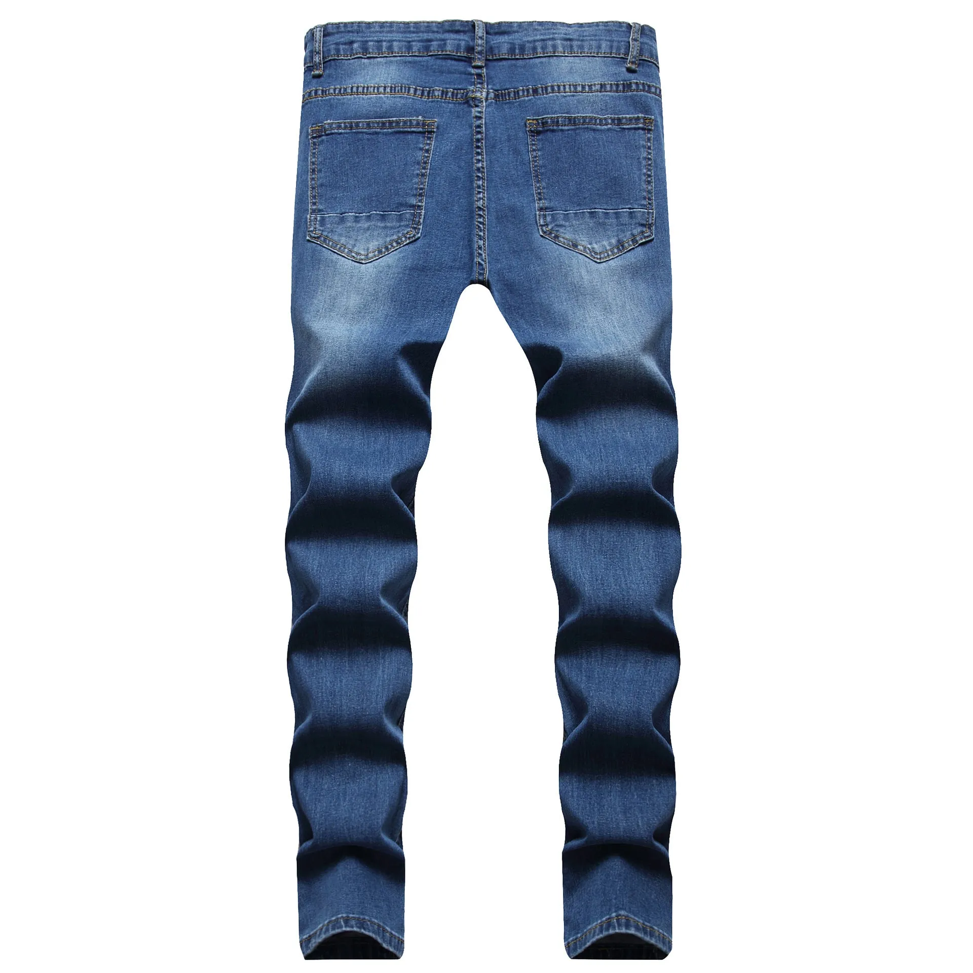 Funki Buys | Pants | Men's Ripped  Distressed Skinny Jeans