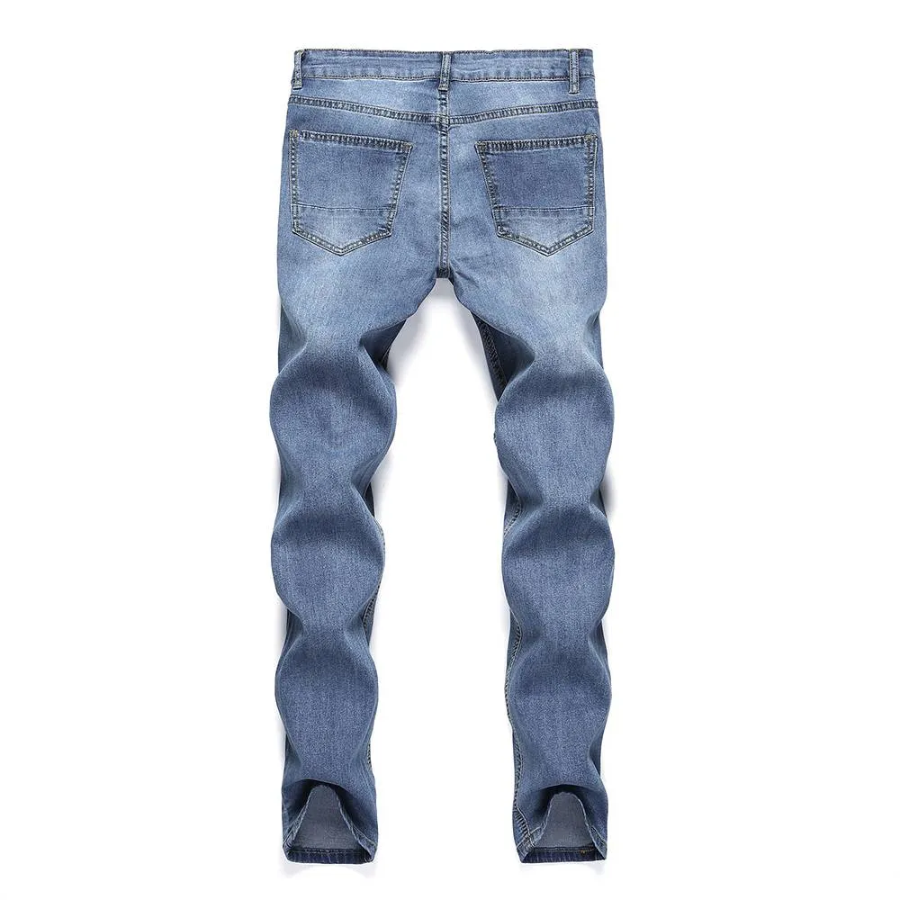 Funki Buys | Pants | Men's Ripped  Distressed Skinny Jeans