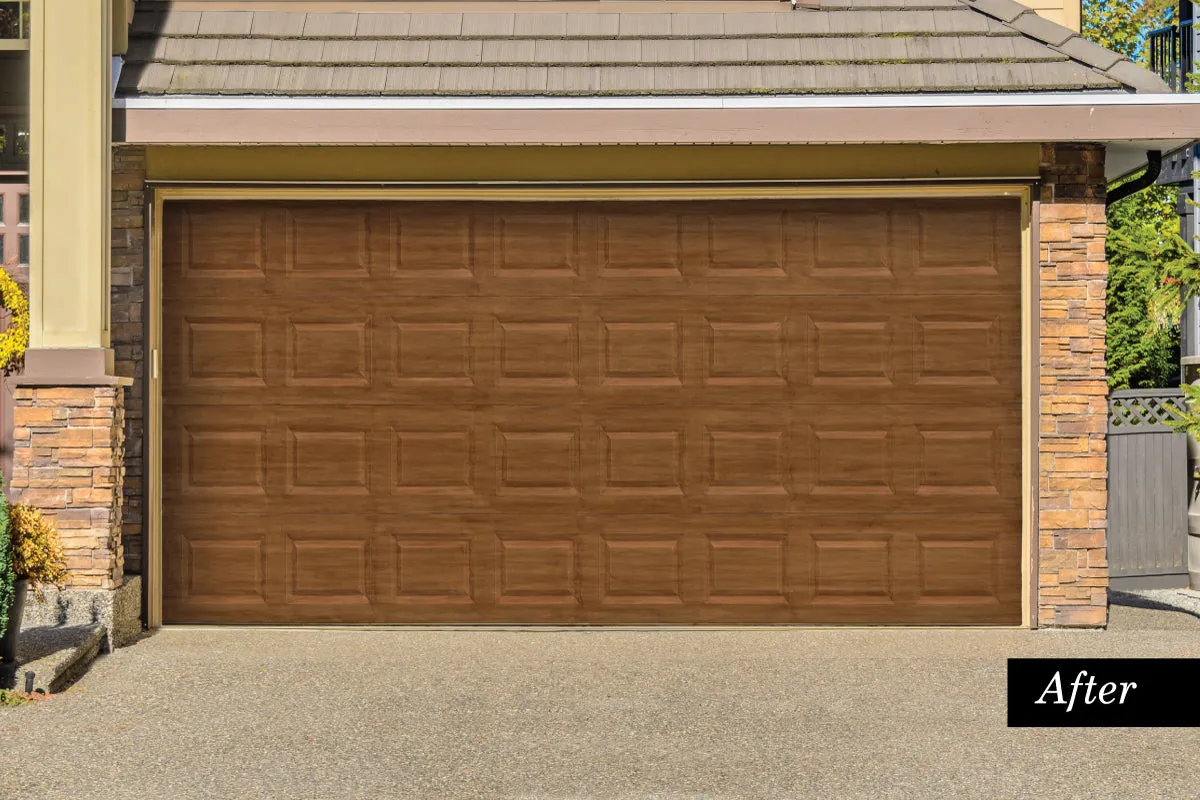 Giani Red Oak Wood Look Kit for Garage Doors