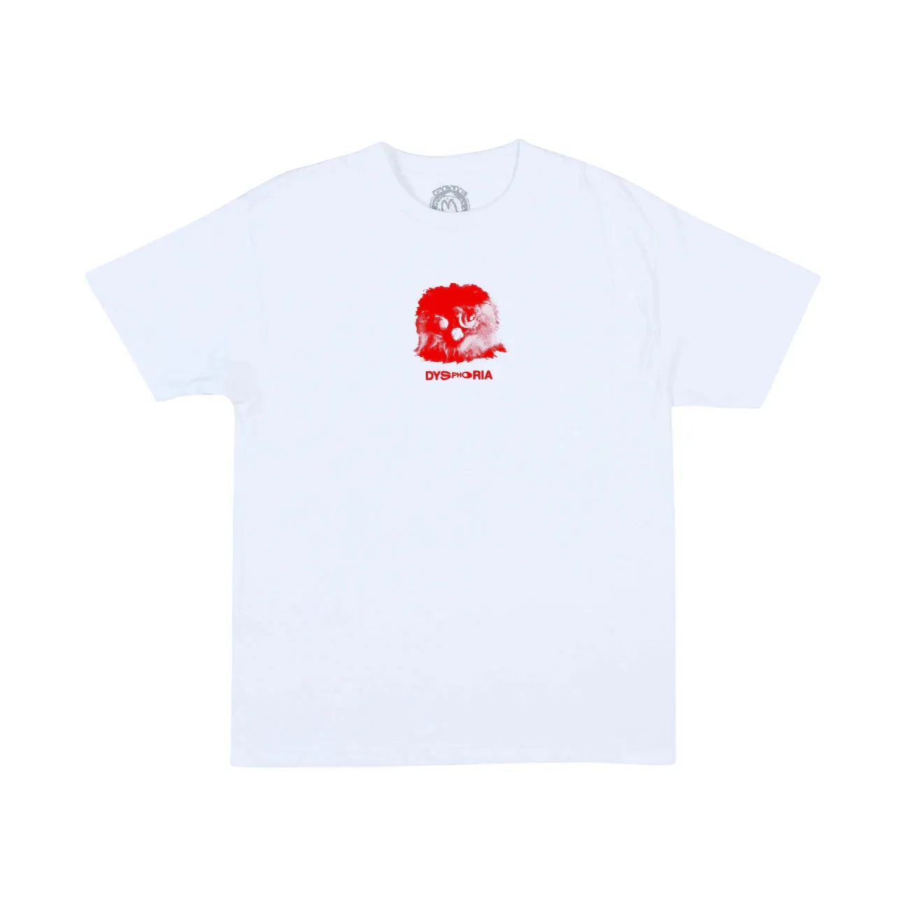 GLUE DYSPHORIA T SHIRT  [WHITE]