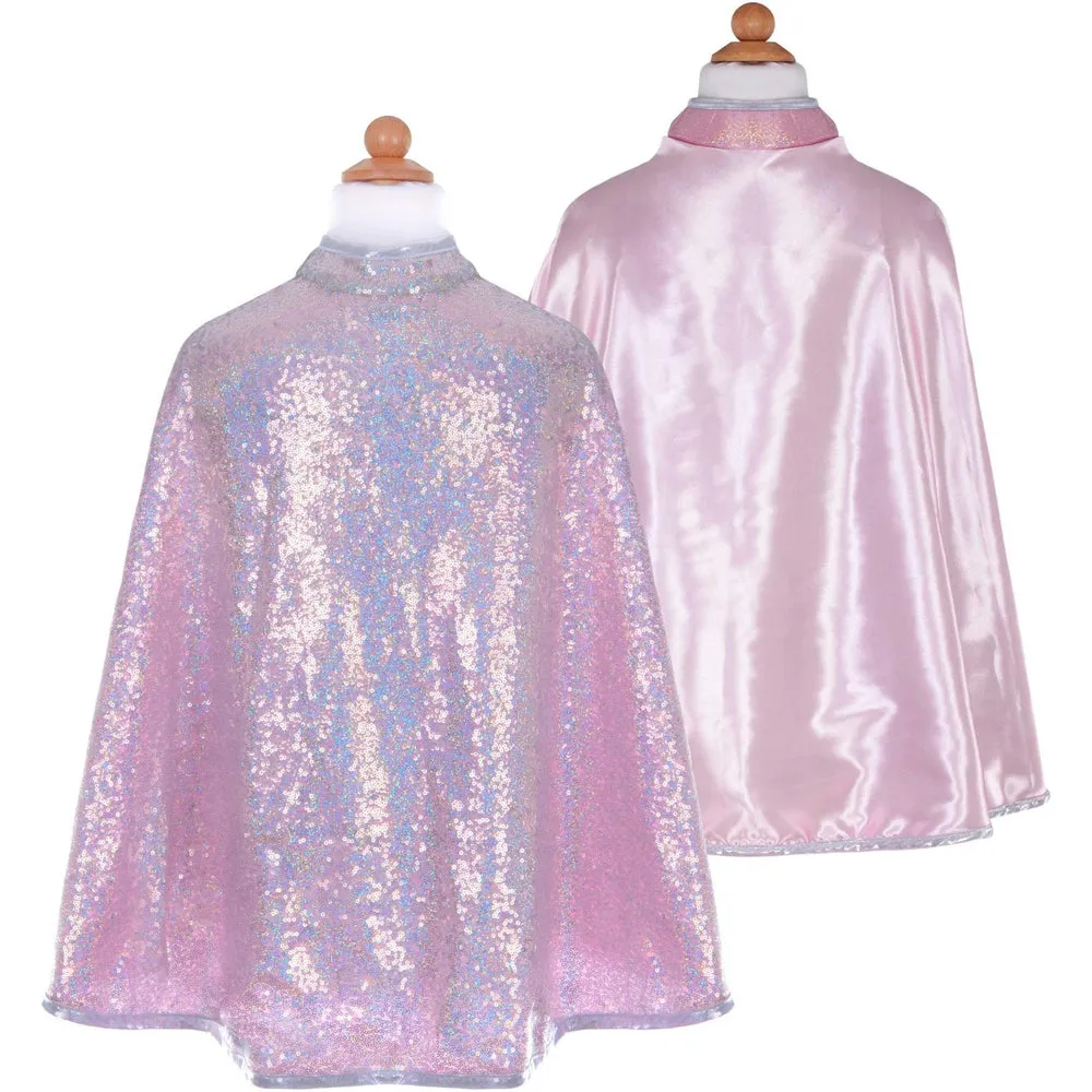 Great Pretenders Reversible Silver Sequins Cape