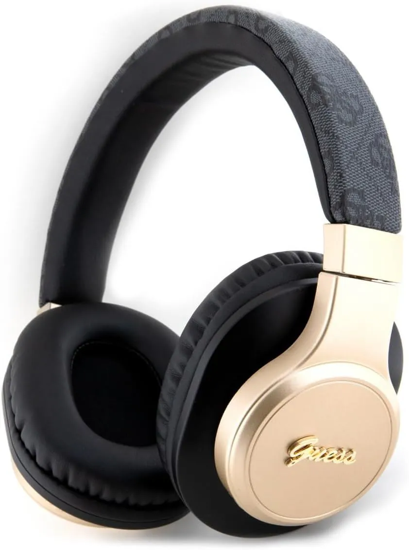 Guess Wireless Headphones 4G Script On Ear Black - GUBH604GEMK