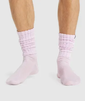 Gymshark Comfy Rest Day Socks - Light Pink