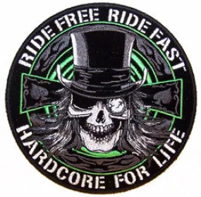 HARDCORE MAD HATTER PATCH (Sold by the piece)