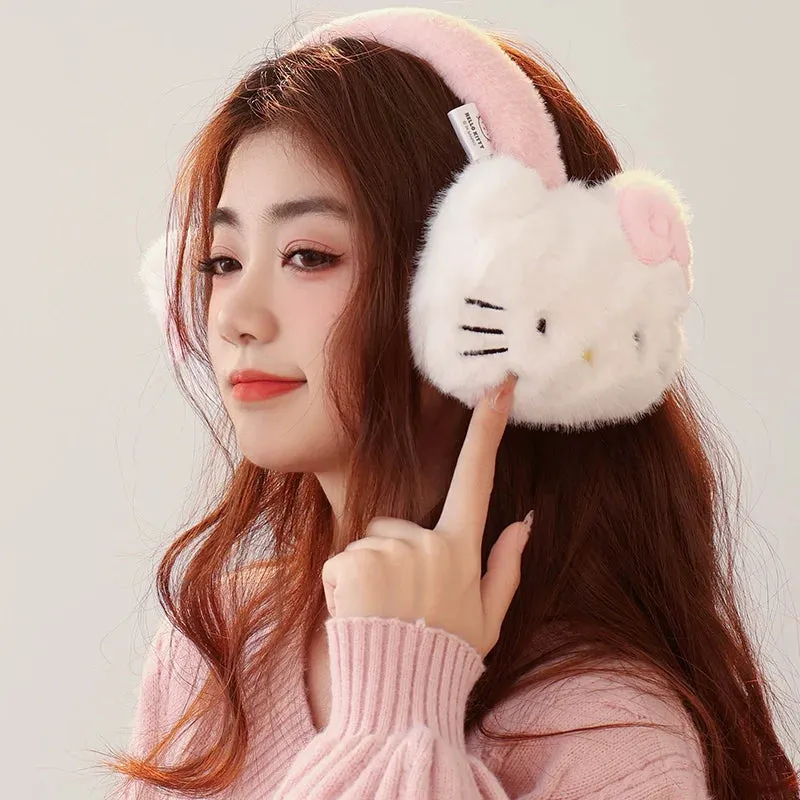 Hello Kitty Headband Winter Ear Muffs