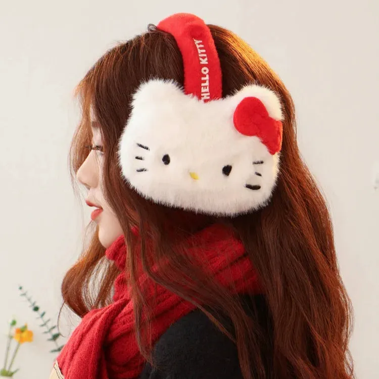 Hello Kitty Headband Winter Ear Muffs