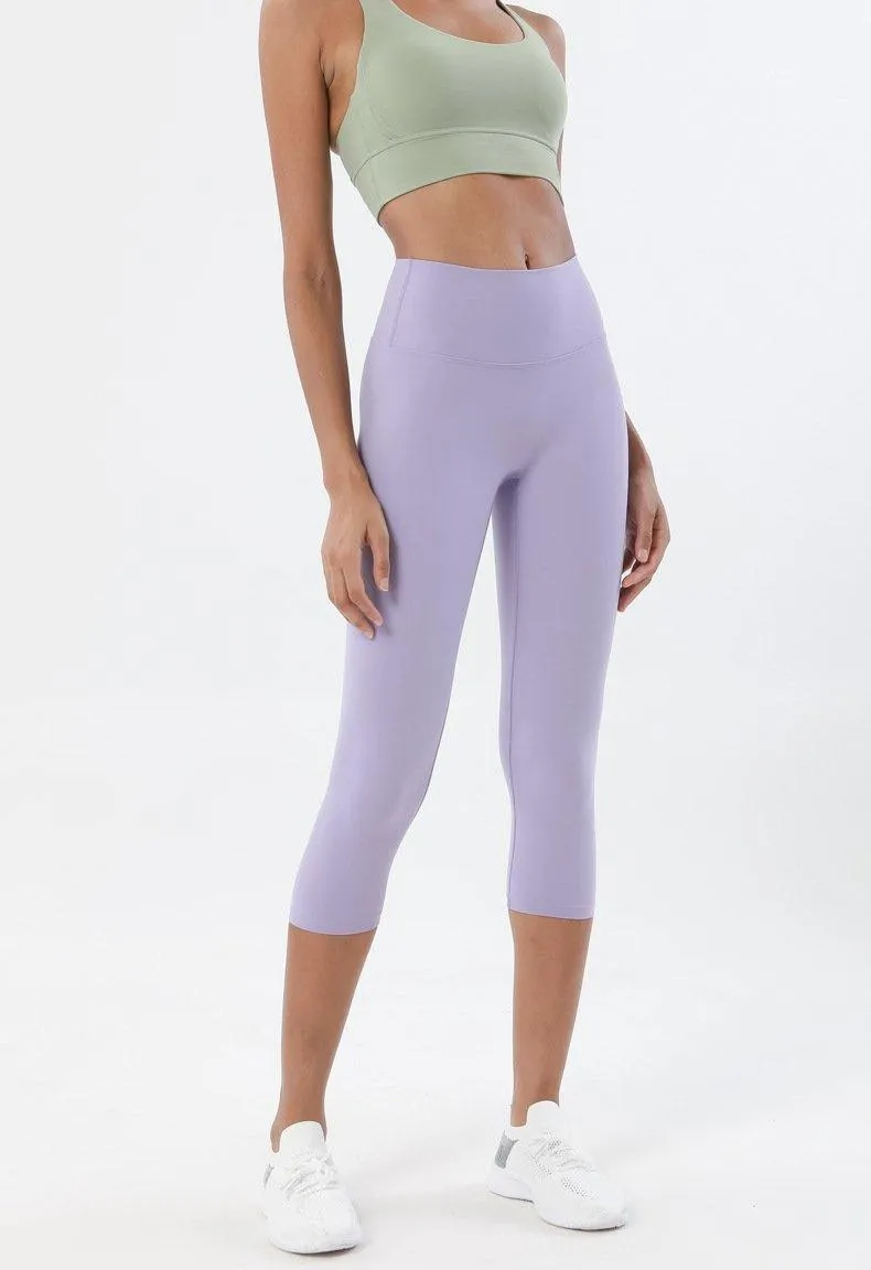 HIGH WAISTED NUDE 3/4 LEGGINGS