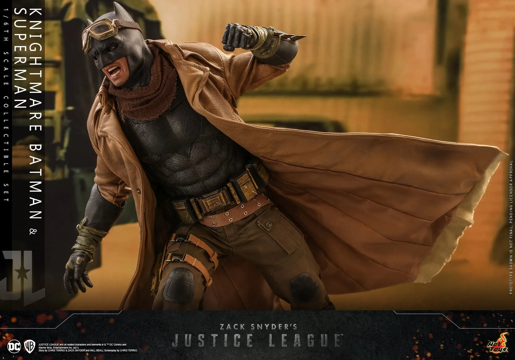 Hot Toys - TMS038 - Zack Snyder's Justice League - 1/6th scale Knightmare Batman and Superman Collectible Set