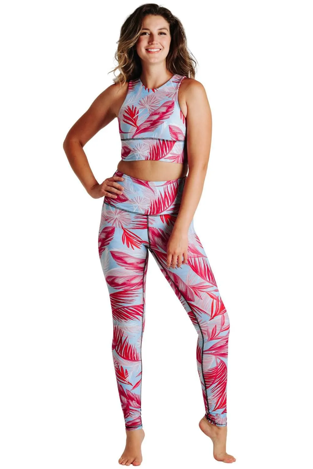 Hot Tropic Printed Yoga Leggings