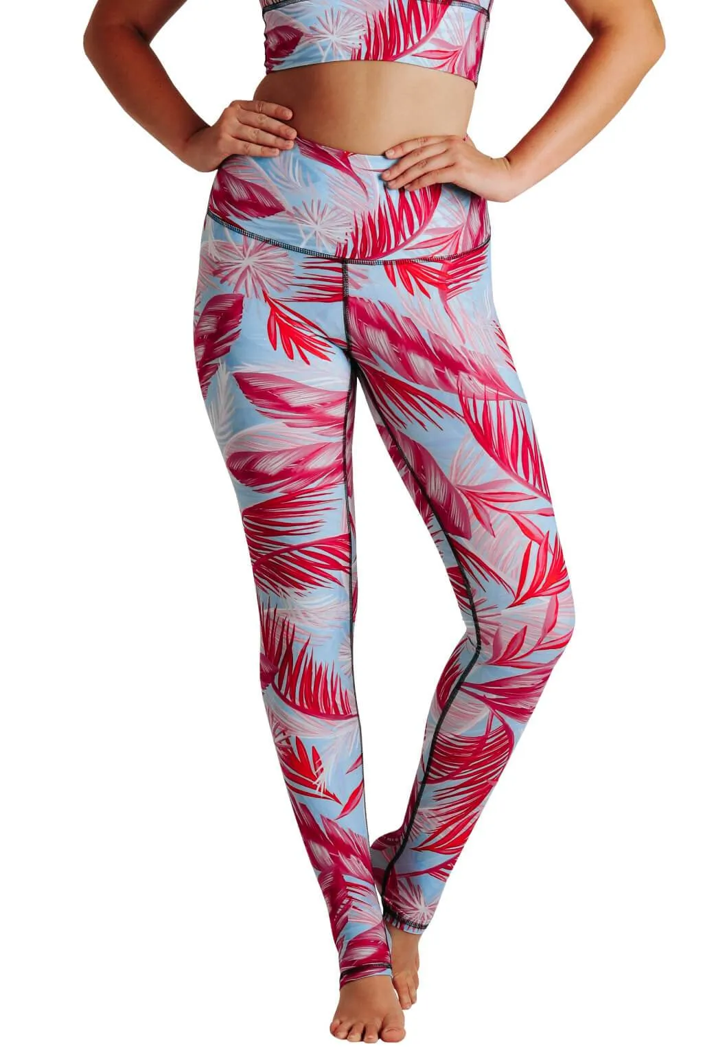 Hot Tropic Printed Yoga Leggings