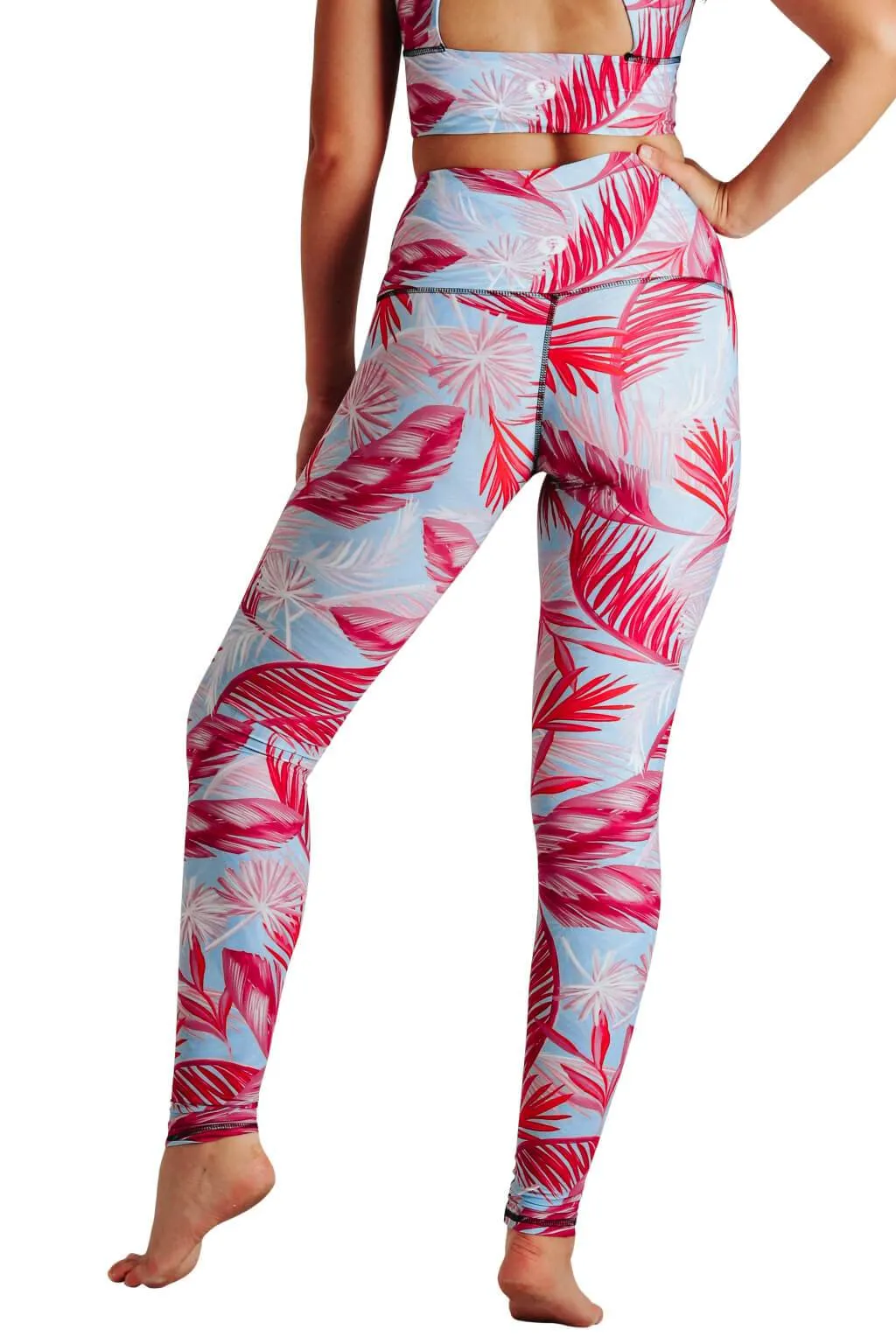 Hot Tropic Printed Yoga Leggings