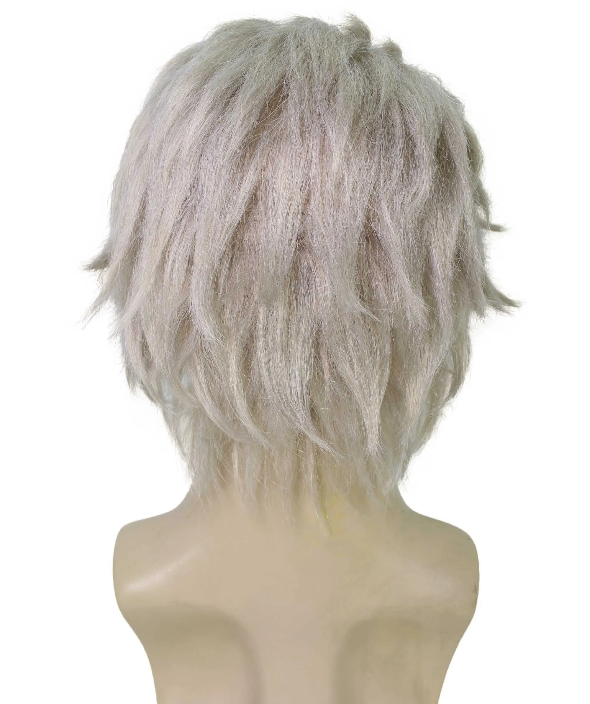 HPO Adult Men’s Biologist Movie Character Wig, Perfect for Halloween and Cosplay, Flame-retardant Synthetic Fiber | HPO