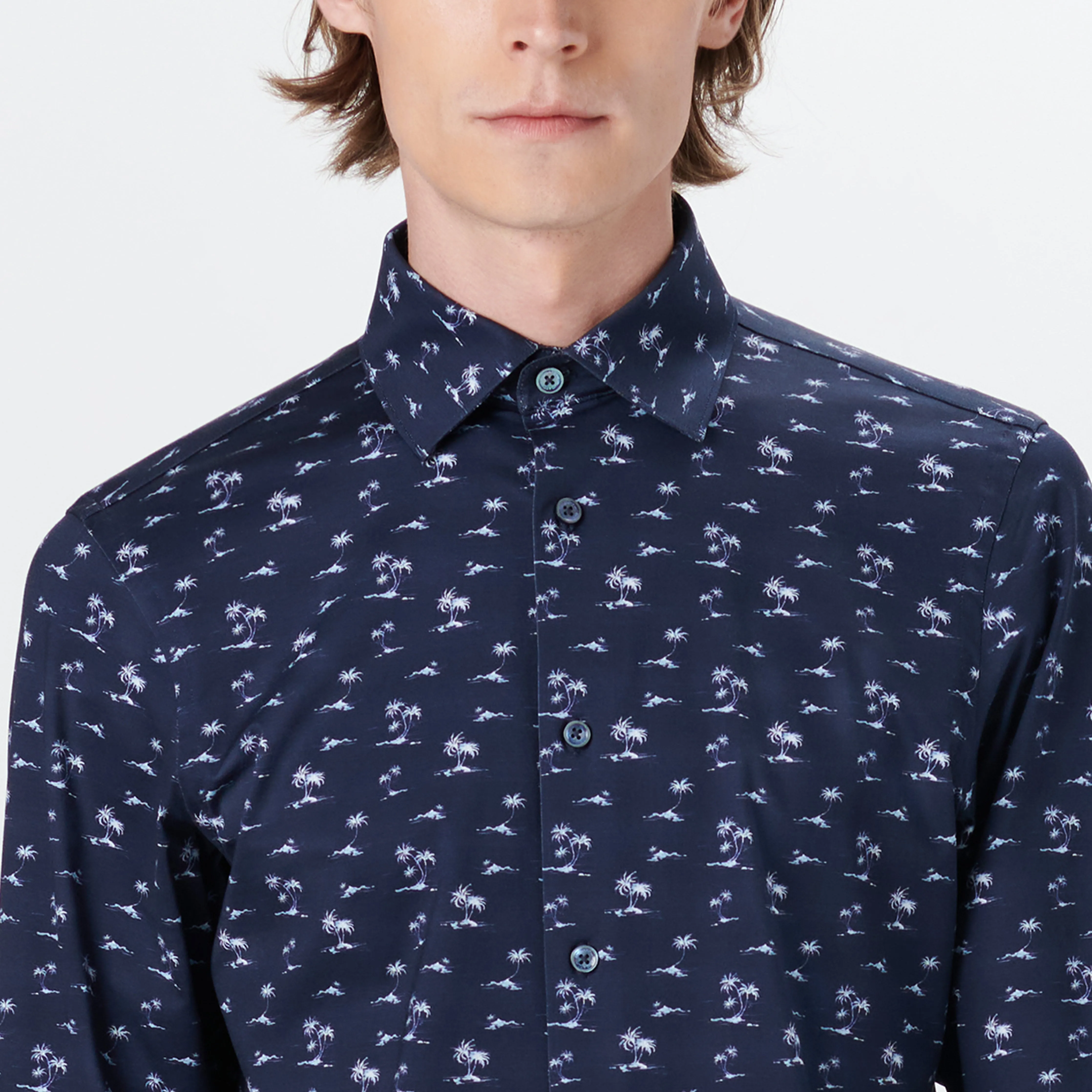 JAMES Palm Tree Print OoohCotton Shirt