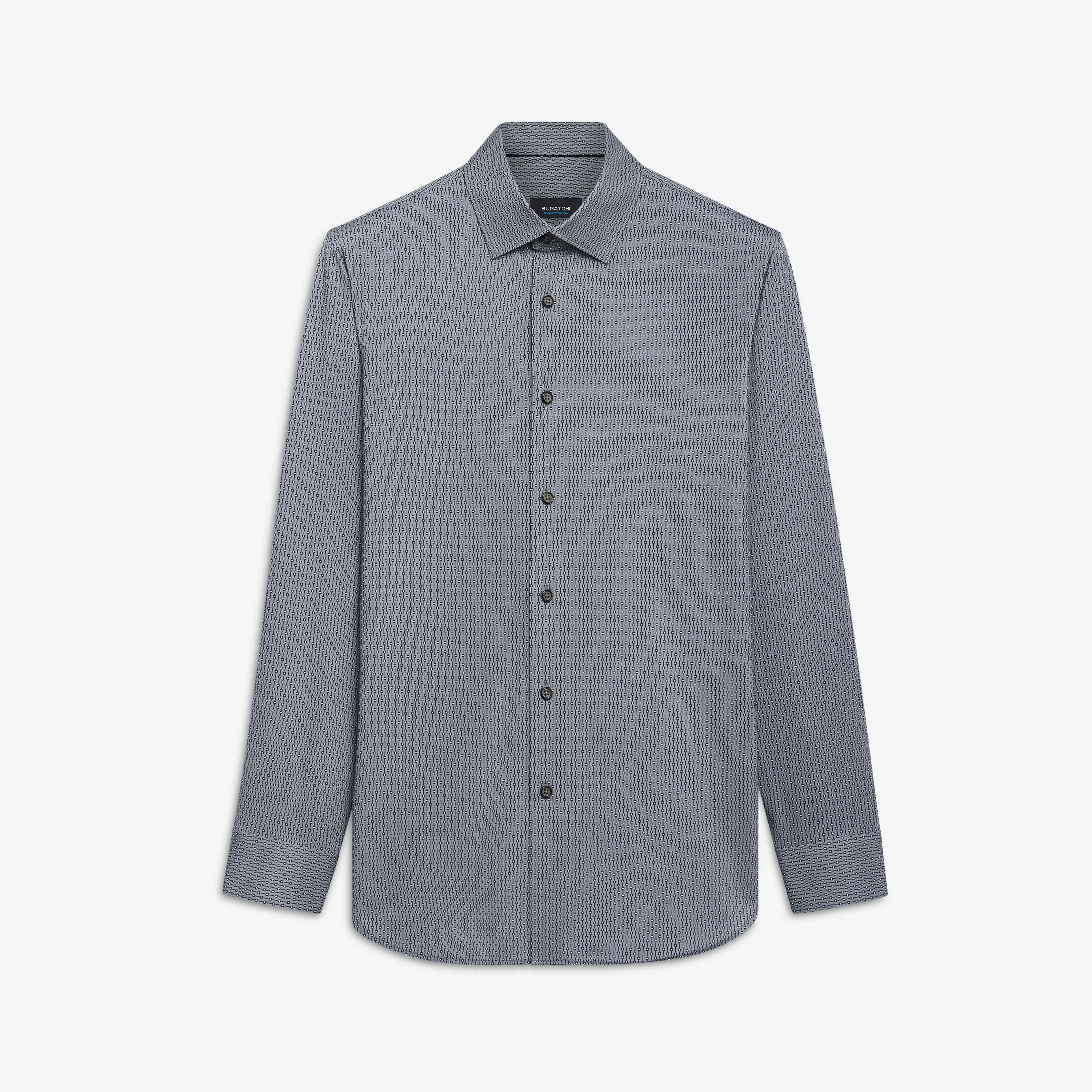 JAMES Pin Check and Stripe OoohCotton Shirt