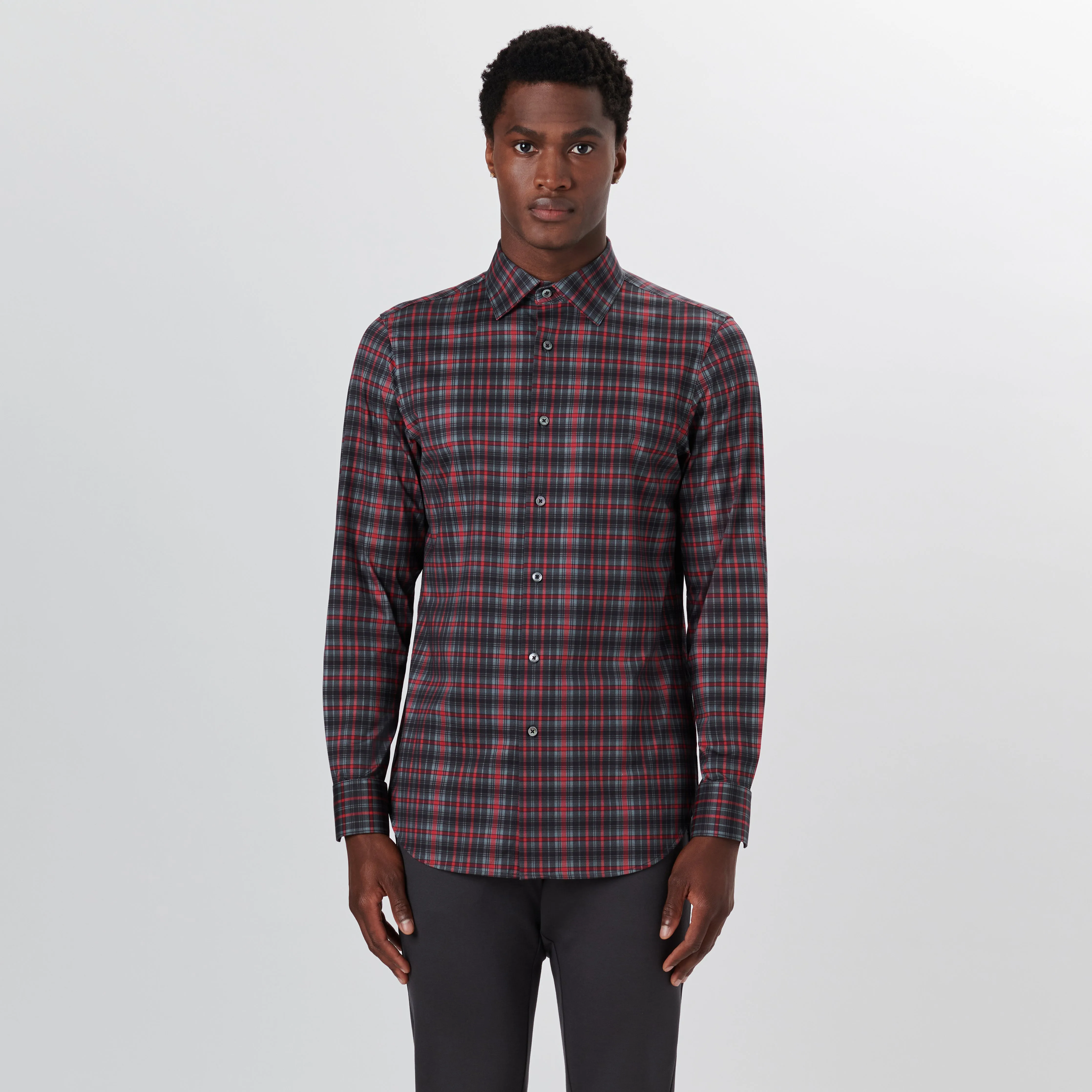 JAMES Tartan Check OoohCotton Shirt