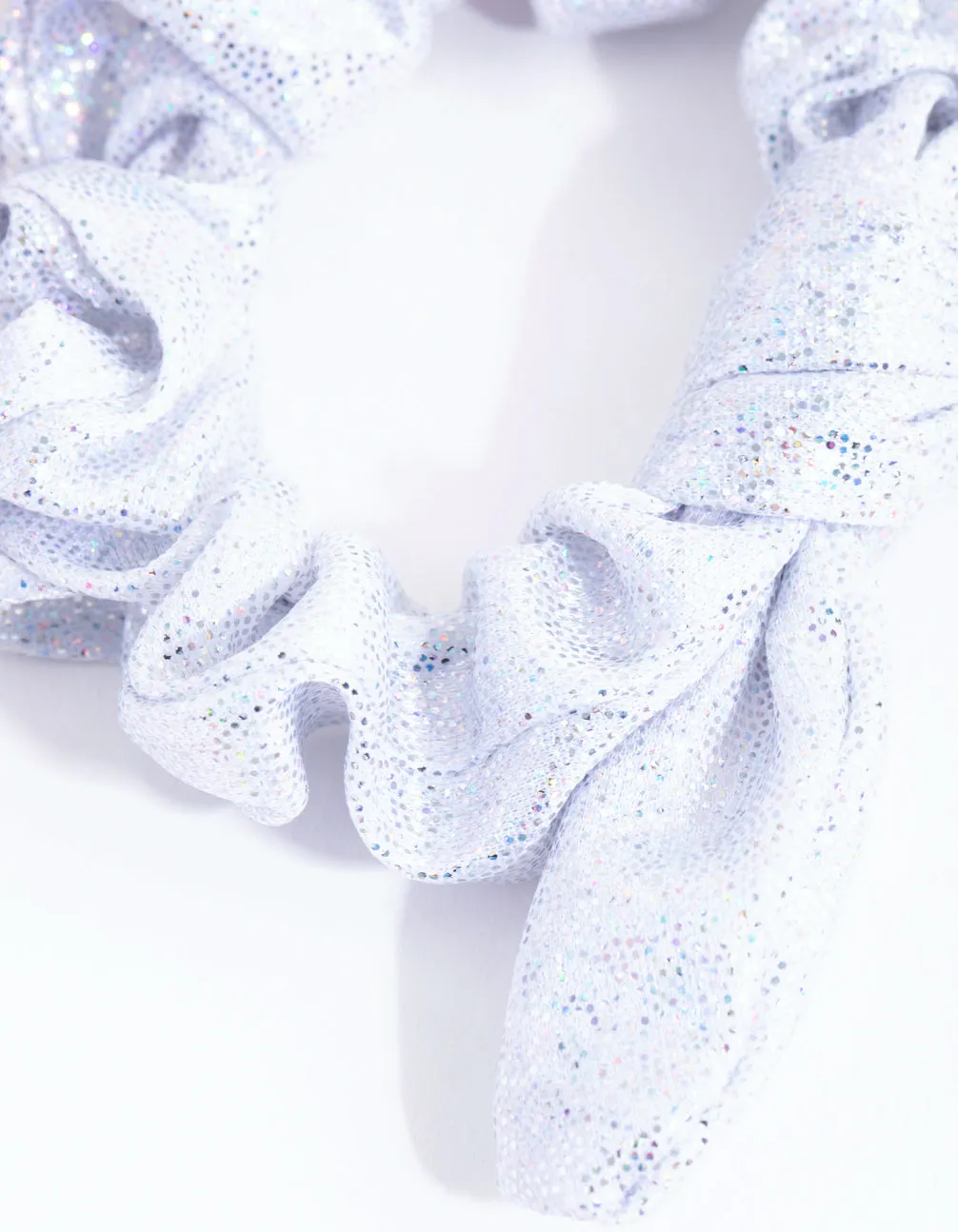 Kids Holographic Bunny Scrunchie Pack