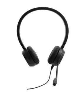 Lenovo Pro Wired Stereo Voip Headset - Headset - On-Ear - Wired - Black