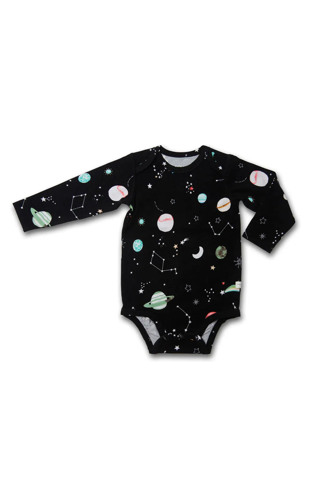 Loulou Lollipop Long Sleeve Bodysuit - Planets