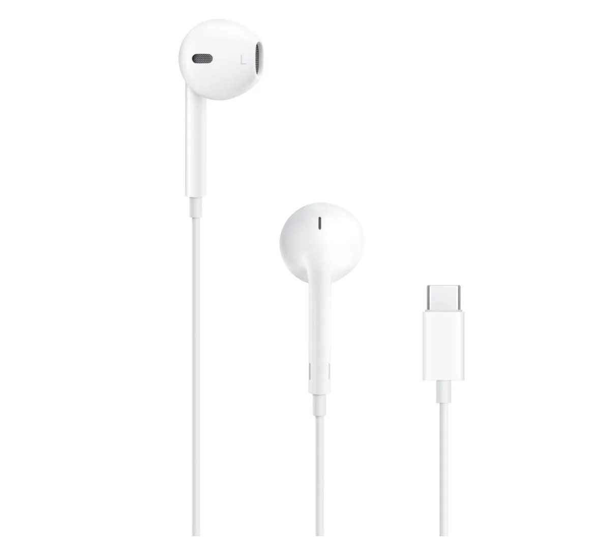 <div style="font-size:80%">Apple EarPods<br>(USB-C)<br>(Apple 1 Year Warranty)</font></div>