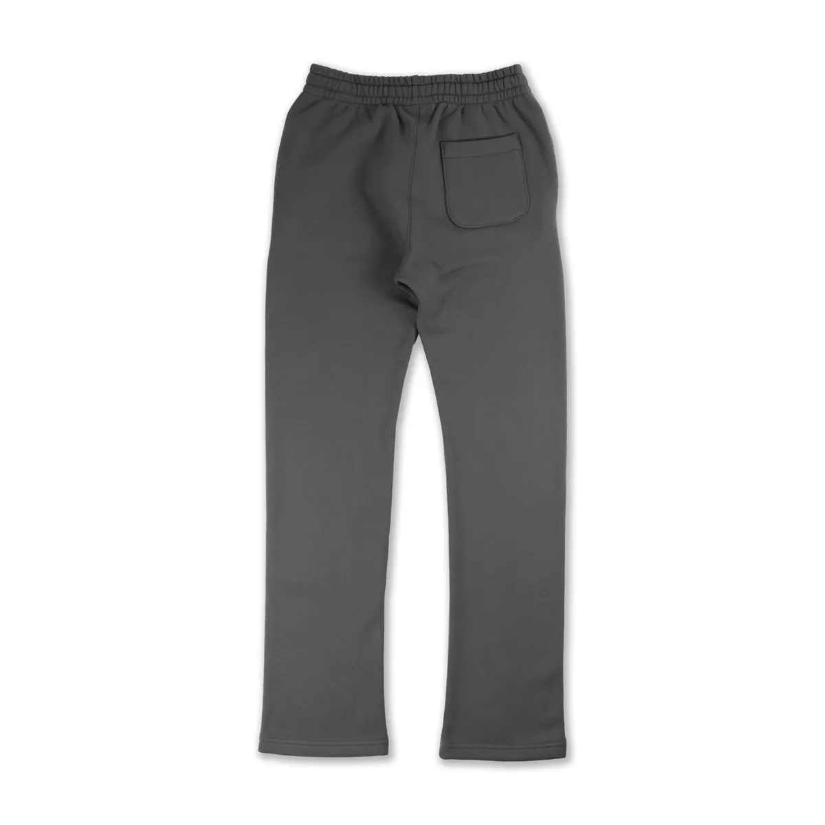 Marathon Relaxed Straight Leg Baby Flare Sweats - Slate Grey