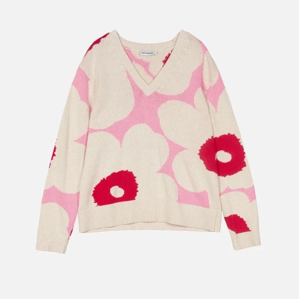 Marimekko Paiva Unikko Knitted Cotton Sweater