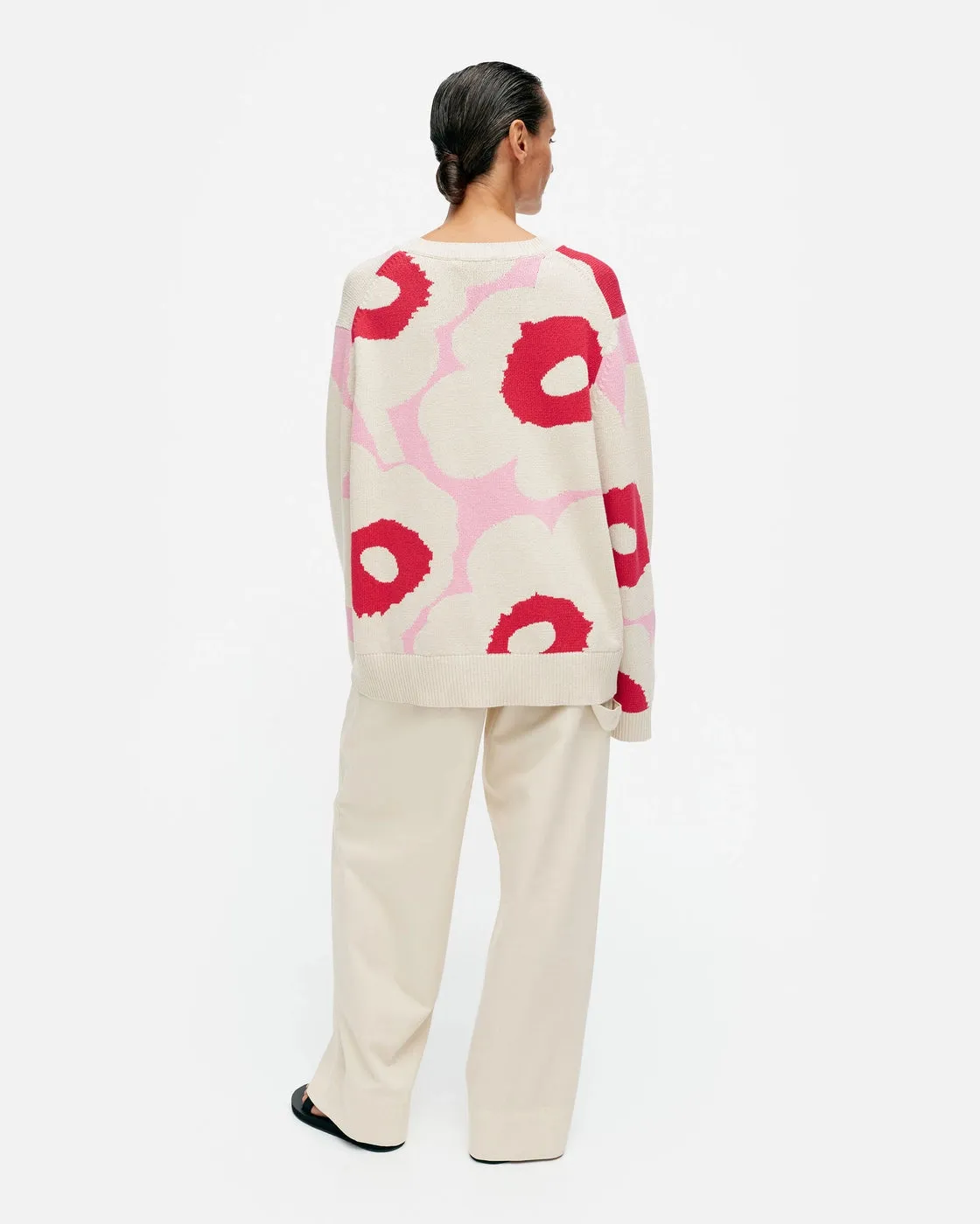 Marimekko Paiva Unikko Knitted Cotton Sweater