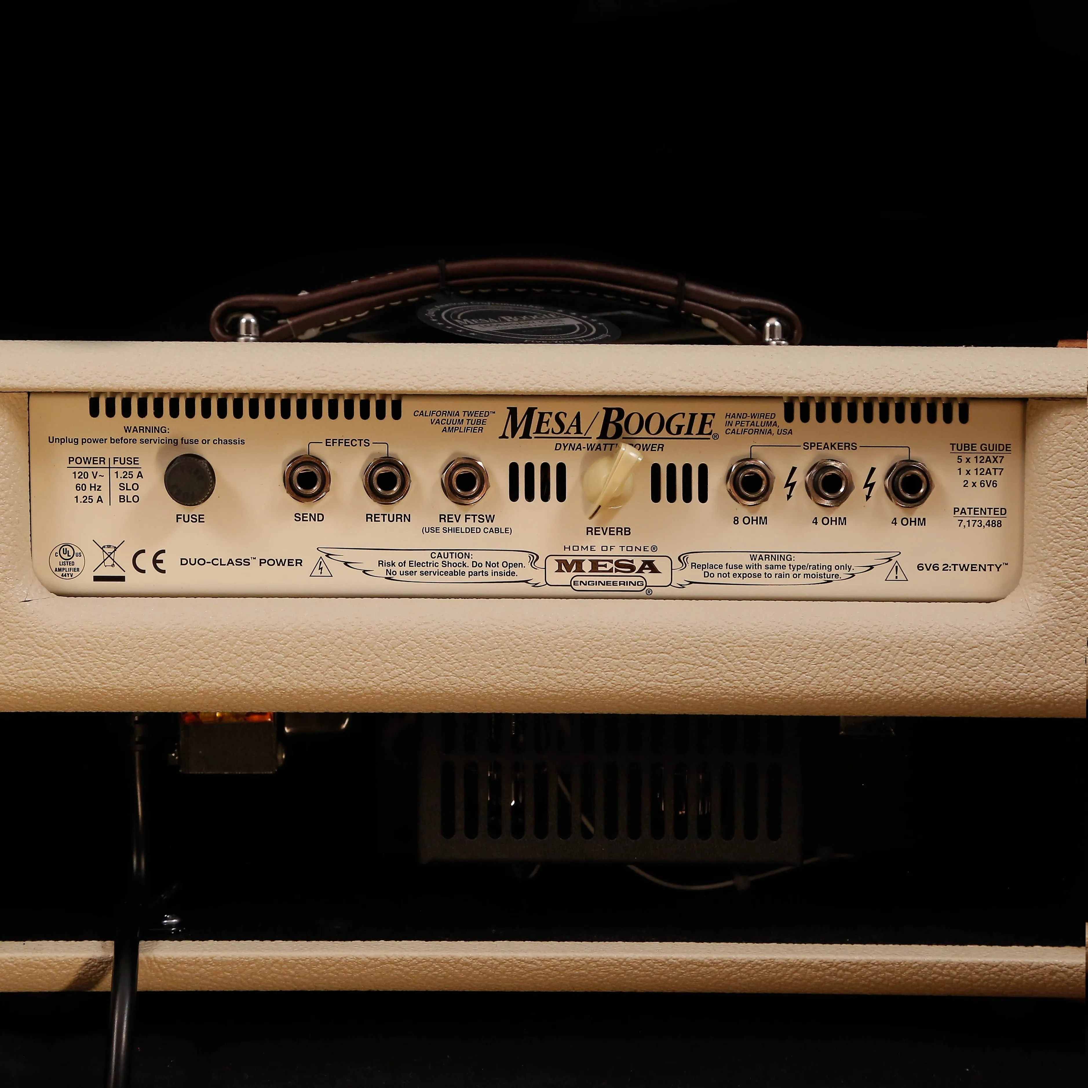 Mesa Boogie California Tweed 20 watt Head, Cream Bronco