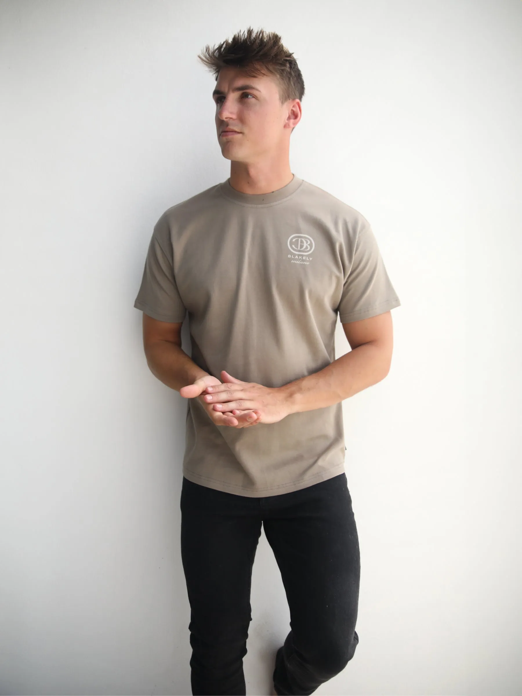 Milano Relaxed T-Shirt - Light Brown