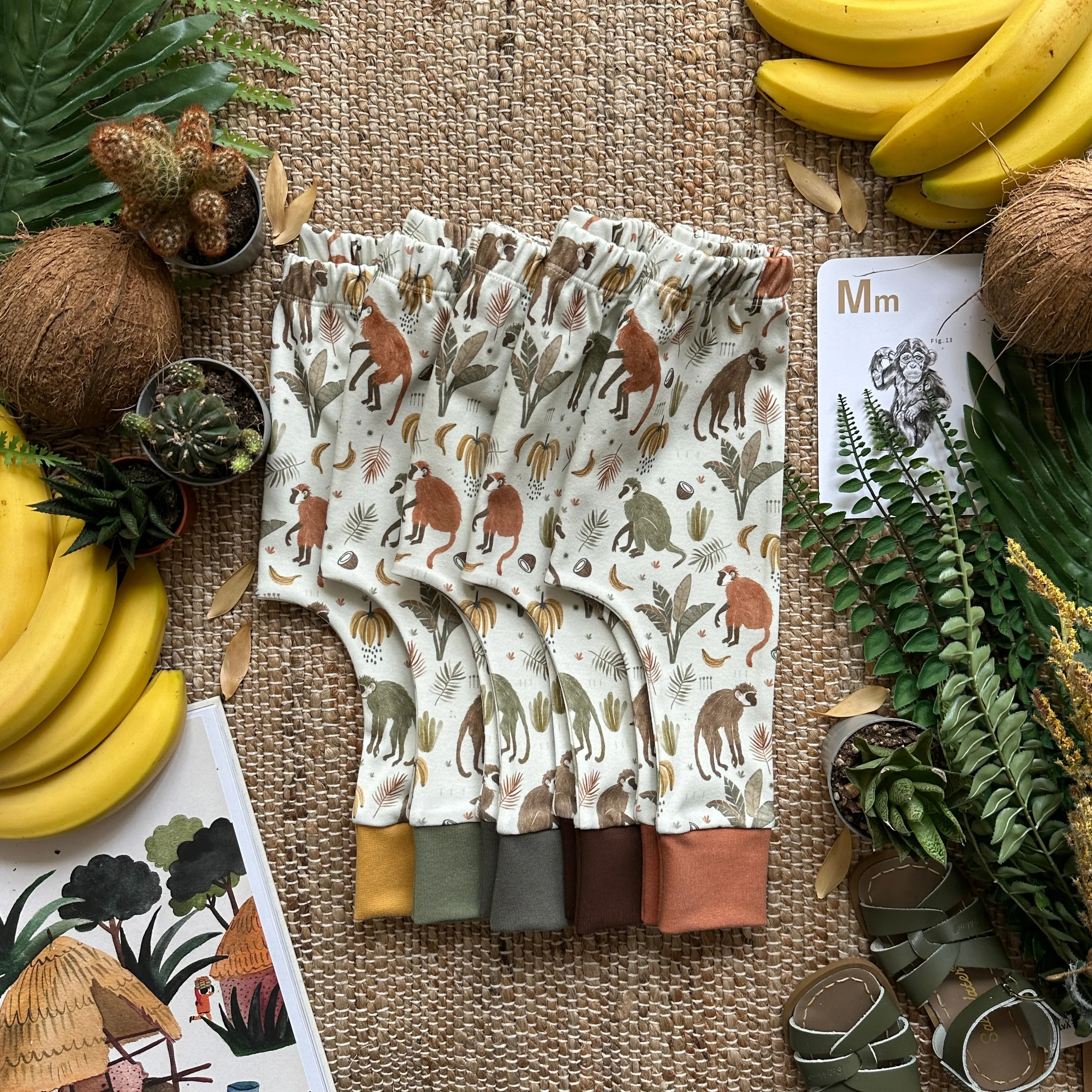 Monkey Loves Bananas Harem Leggings | Ready To Post