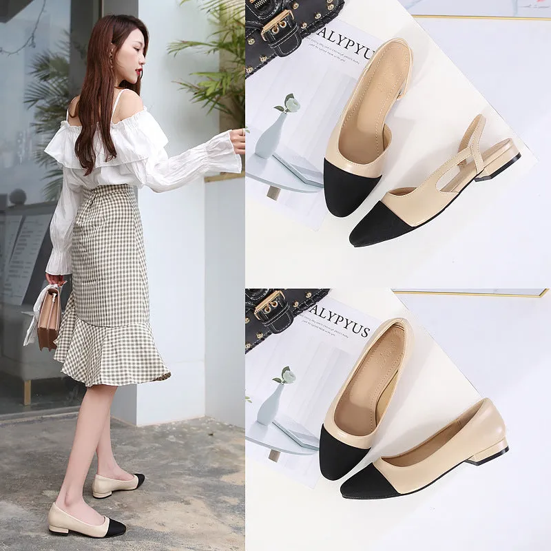 New Single Shoes Women Summer Ins With Skirt Shoes All-match Sandals