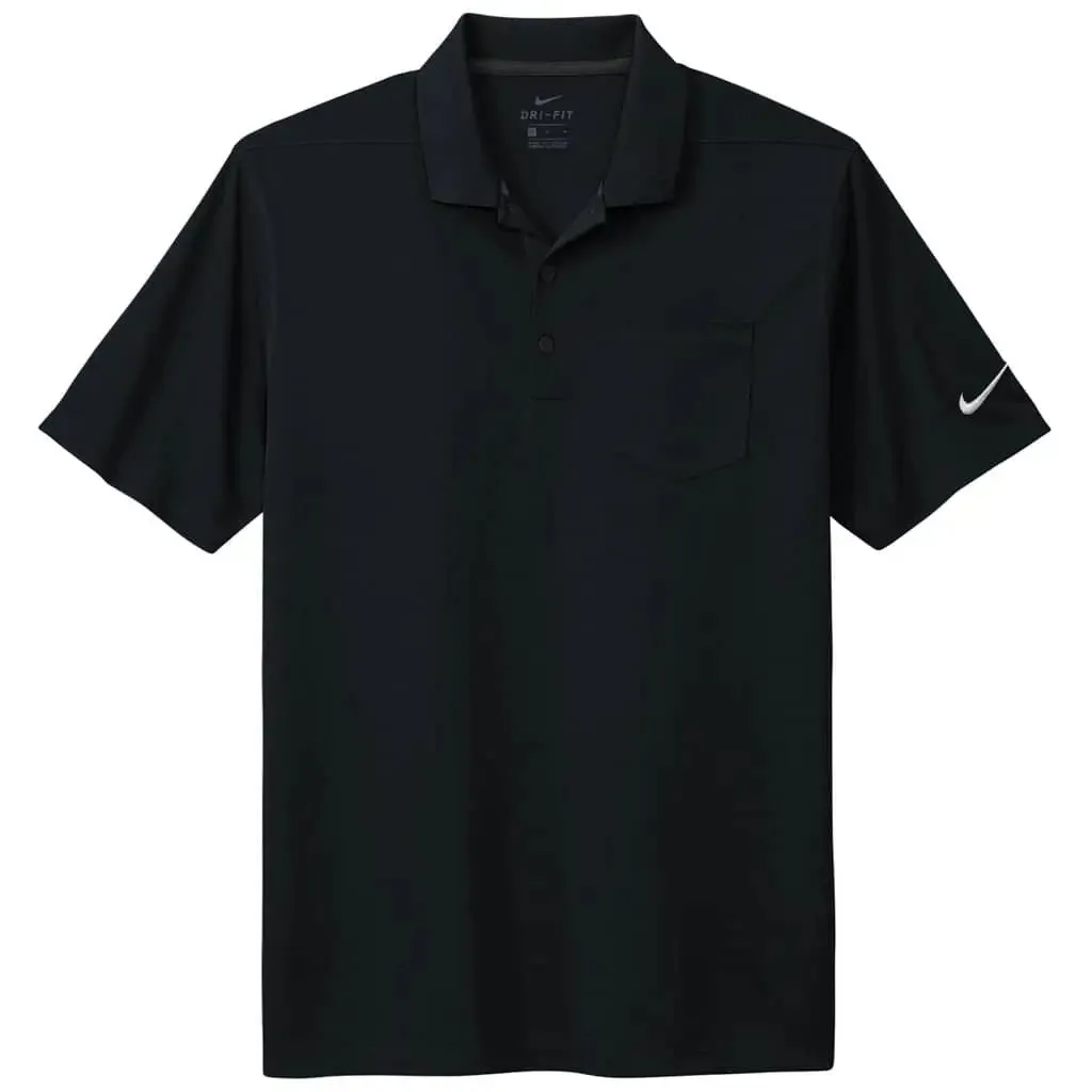 NIKE - Dri-FIT Micro Pique 2.0 Pocket Polo Black