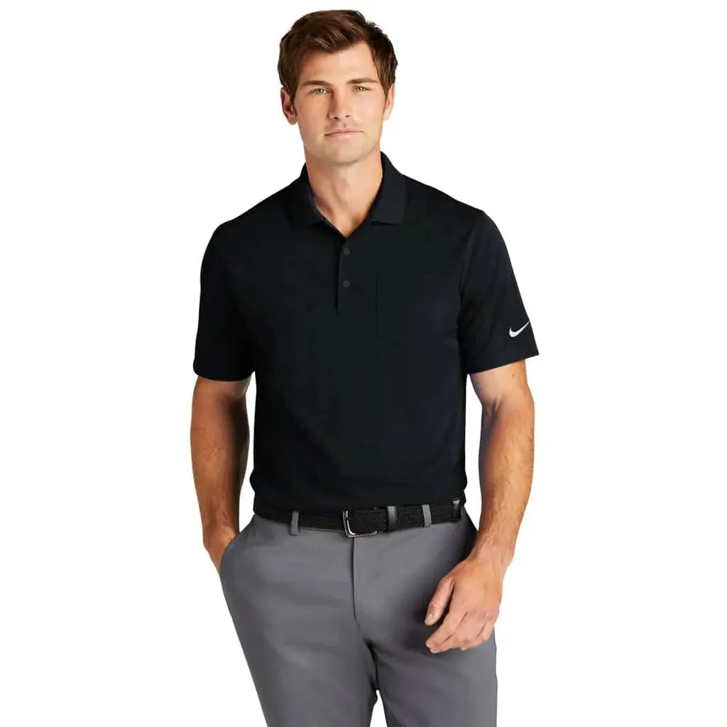 NIKE - Dri-FIT Micro Pique 2.0 Pocket Polo Black