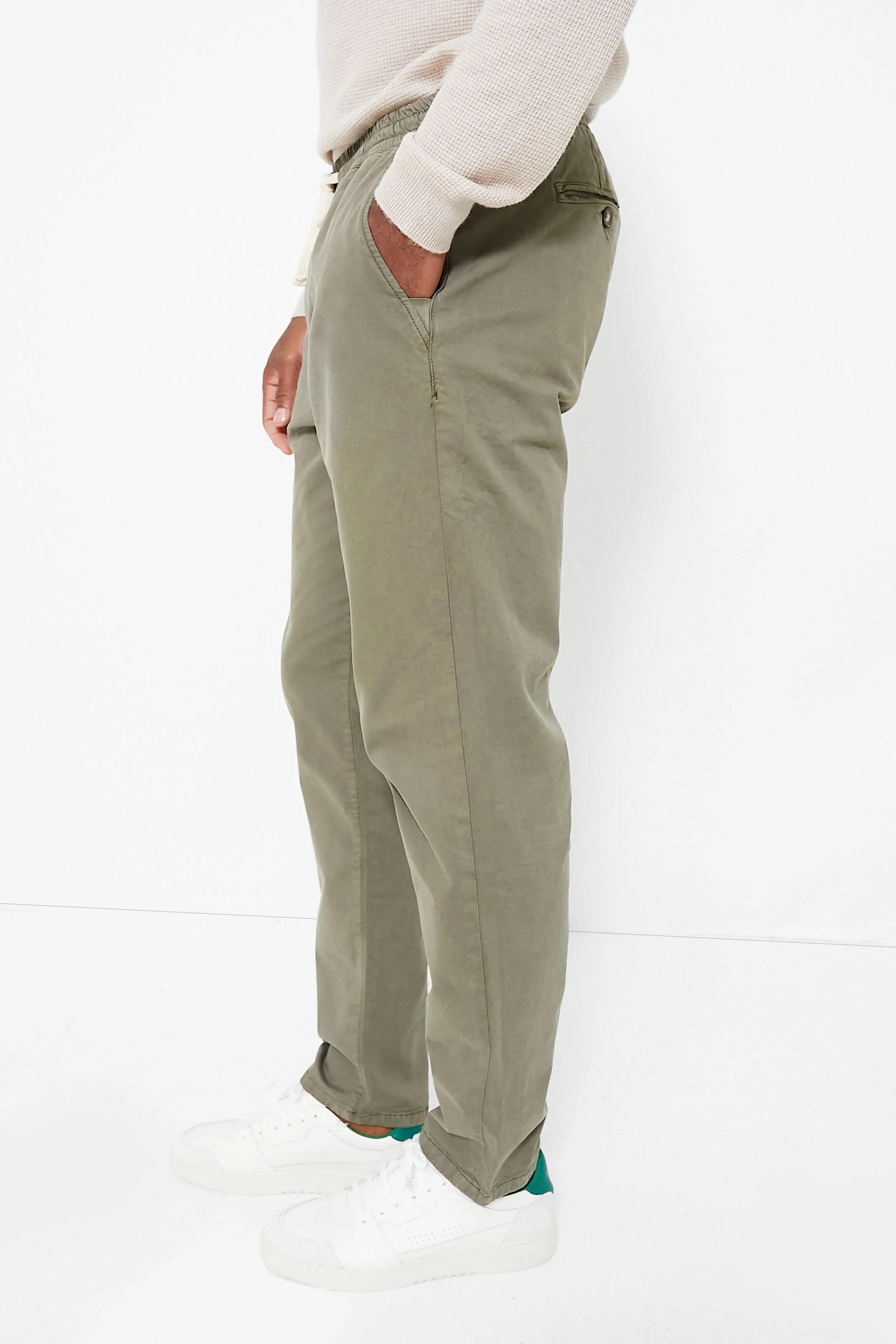 Olive Athletic Fit Saturday Pant