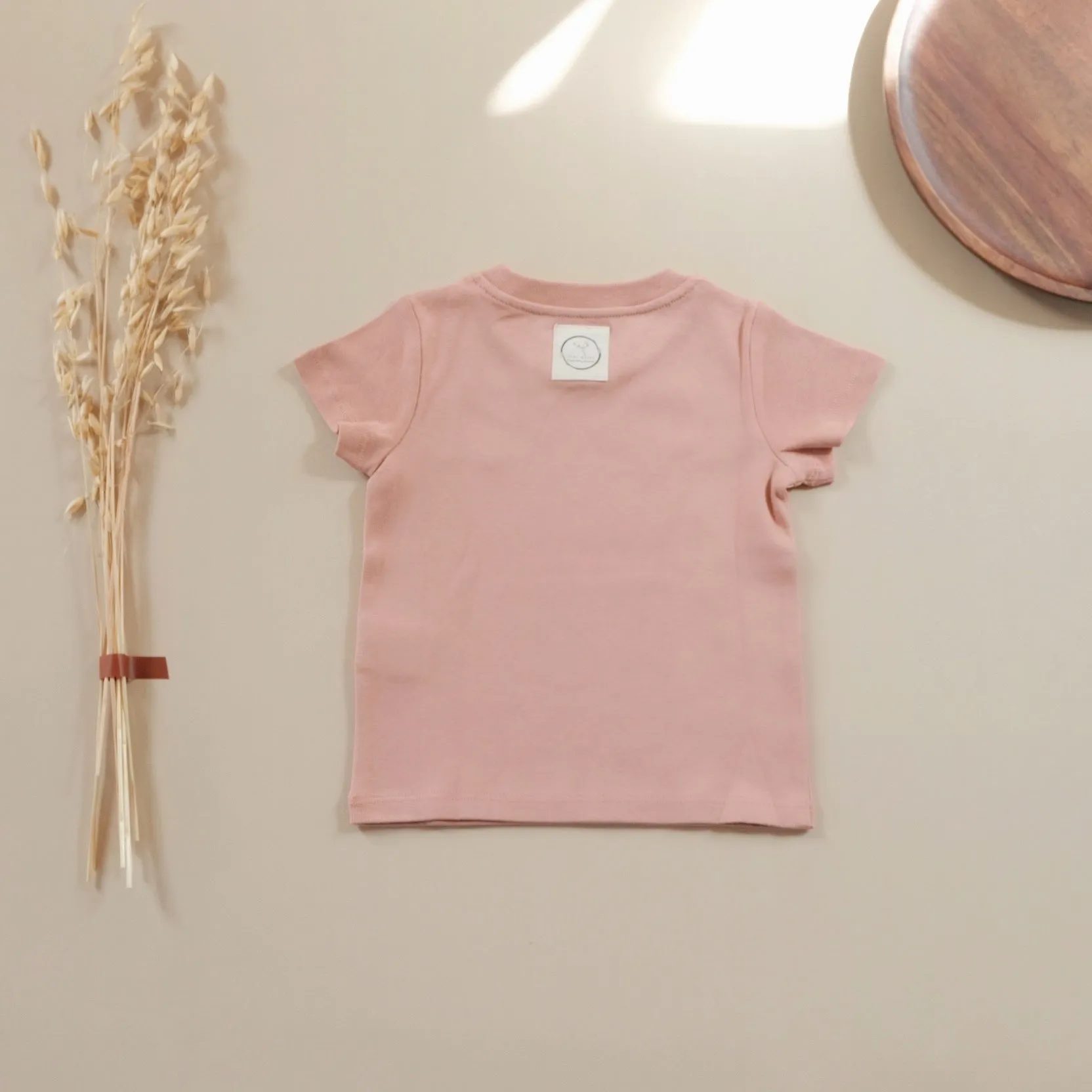 Organic T-Shirt - Dusty Rose - S A L E