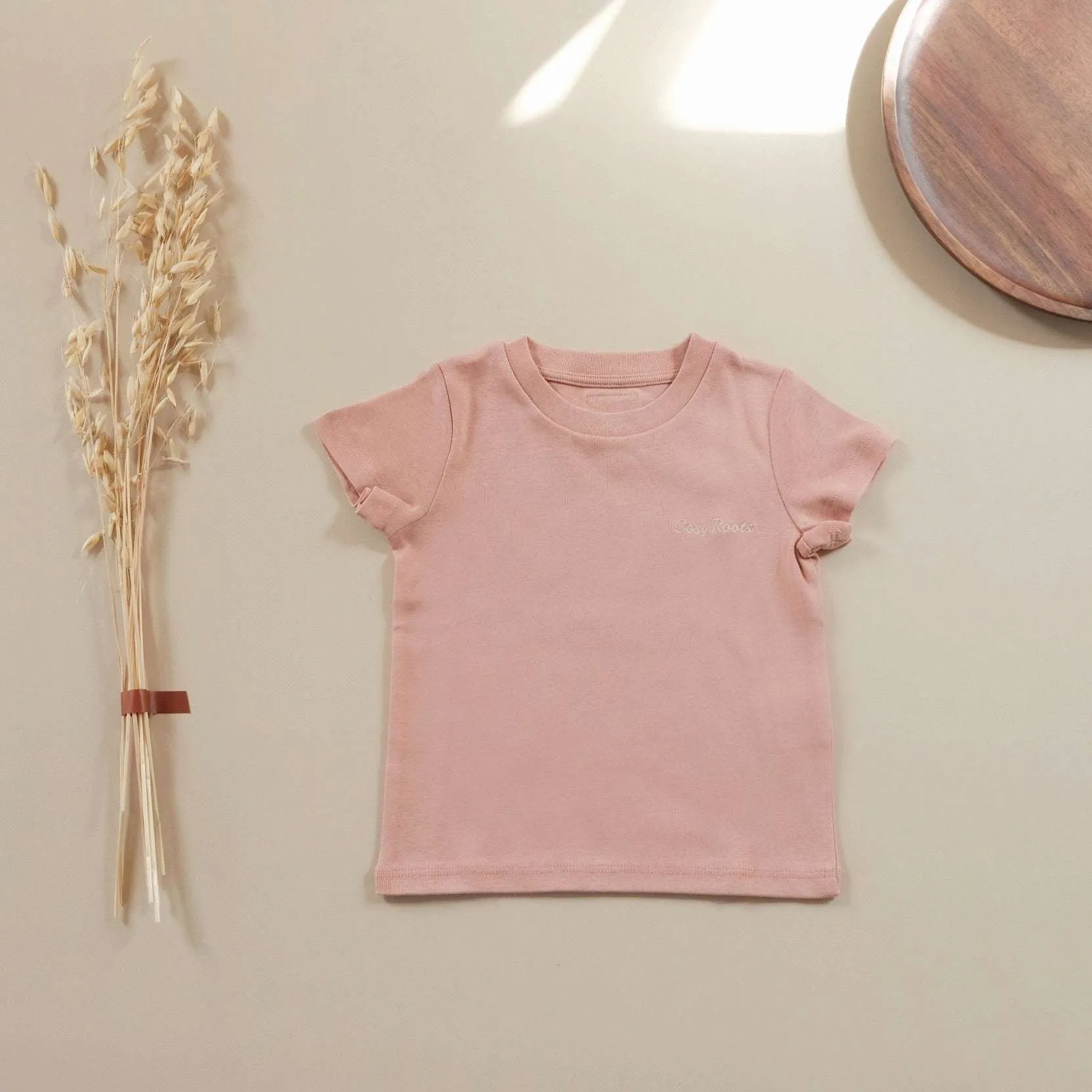 Organic T-Shirt - Dusty Rose - S A L E