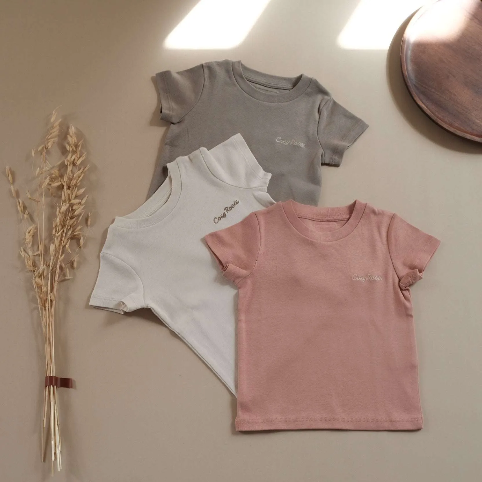 Organic T-Shirt - Dusty Rose - S A L E