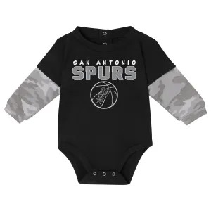 Outerstuff NBA Infant San Antonio Spurs Creeper & Bodysuit Set