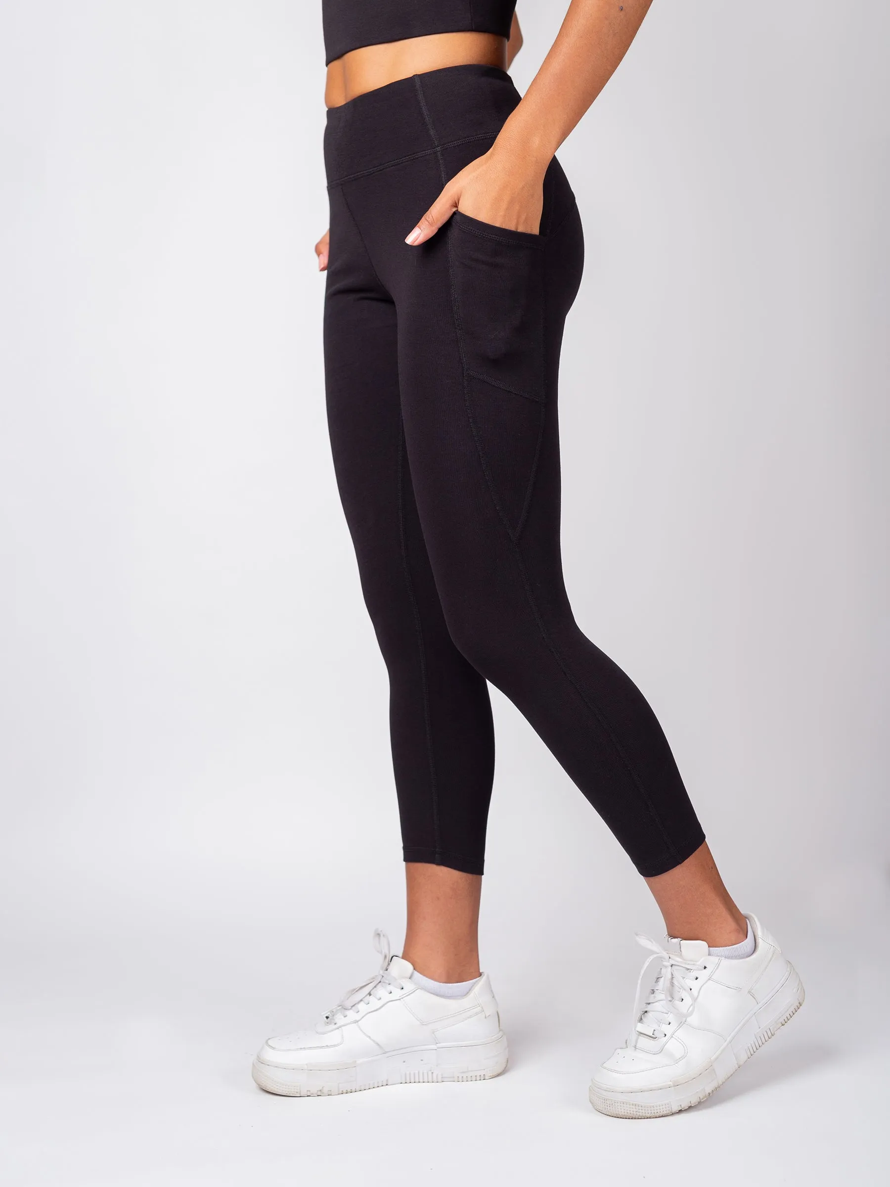 PlantTec™ Crop/Petite Leggings | Eclipse