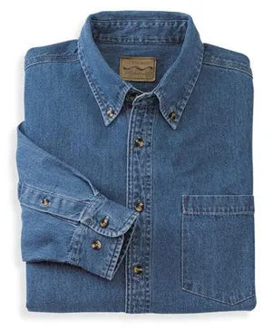 Port Authority - Heavyweight Denim Shirt. S100