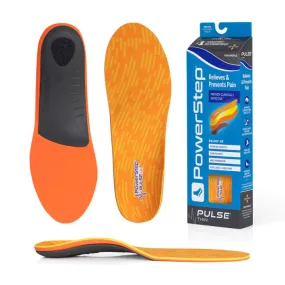 PowerStep PULSE Thin Insoles | Arch Pain Relief Insert, For Cleats and Spikes