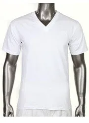 Pro Club Heavyweight V-Neck White T-Shirt