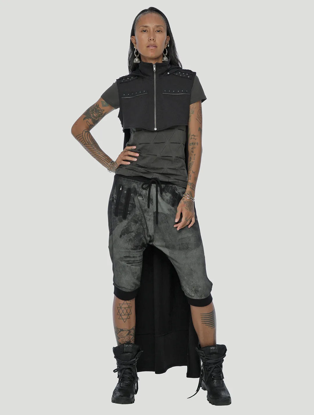 Pro Cropped Hoodie Vest