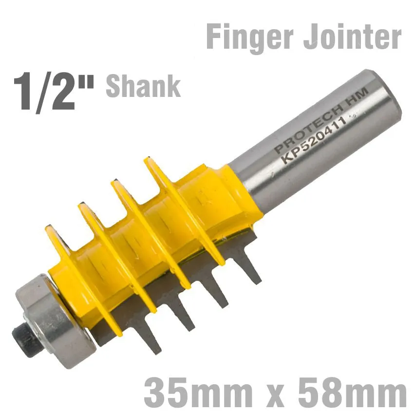 PRO-TECH ECONOMY FINGER JOINTER 35MM X 58MM  1/2' SHANK KP520411