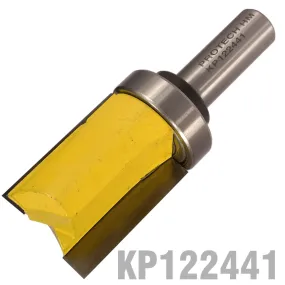 PRO-TECH PATTERN FLUSH TRIM BIT. WITH SHANK MOUNTED BEARING 1 1/8' X 1 1/2' 1/2 KP122441