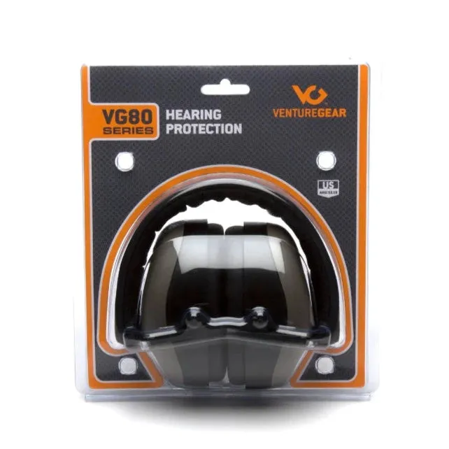 Pyramex® Venturegear Soft Foam Ear Cups - Passive Earmuffs - 25 NRR - VG80 Series