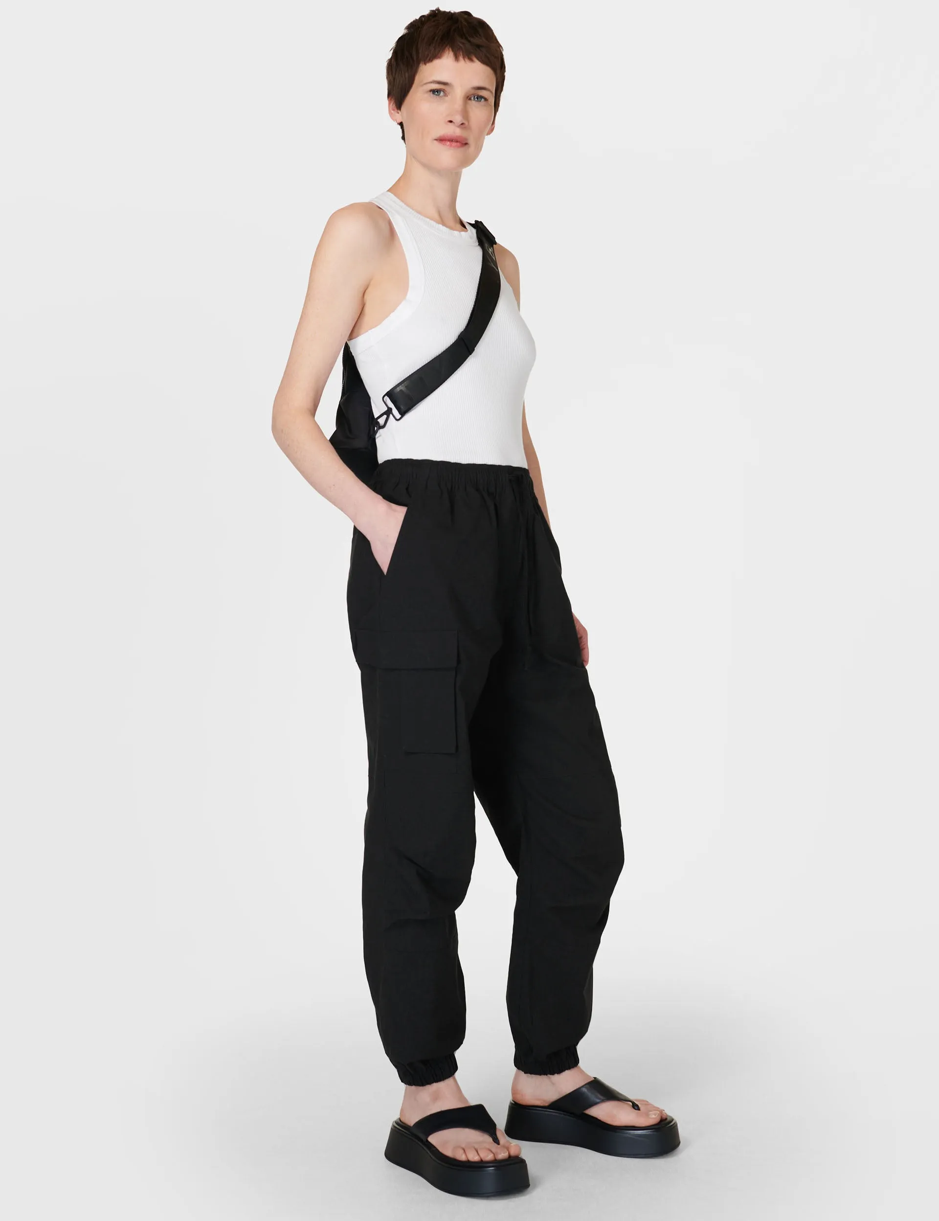 Quinn Cargo Pants - Black