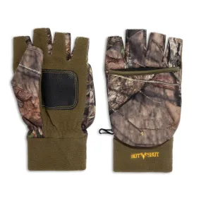 "Bulls-eye" Stretch Fleece Pop-Top Mitten - Mossy Oak® Break-Up Country®