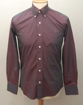 Relco Burgundy Tonic Long Sleeve Shirt